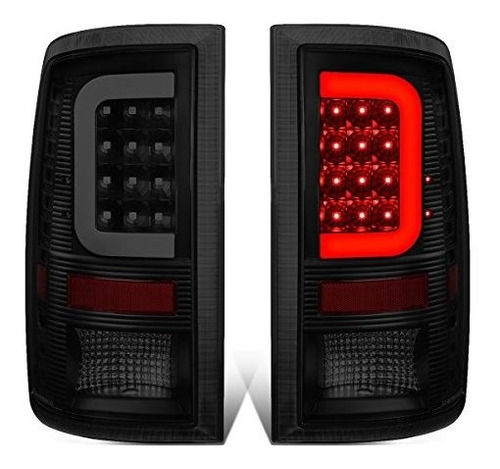 Luces Traseras - Dna Motoring Tl-dram09-led-3d-bk-sm-g2 Par 