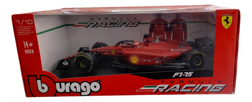 Ferrari Fórmula 1 C. Leclerc, Escala 1/18, Burago,  30cms .