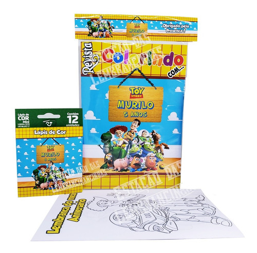 40 Kits Livro De Colorir Com Lápis De Cor 12 Cores