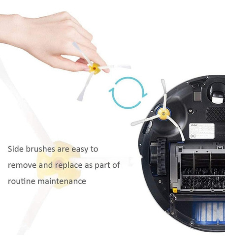Zx Kit De Accesorios De Repuesto Para Irobot Roomba 600