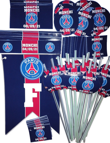 Promo Cotillon Personalizado Psg Paris X 20 Chicos