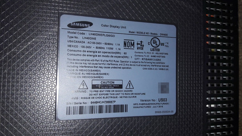 Kit Leds Samsung Dm40e Lh40dmeplga/go Samsung_2014svs40_3228 (Usado)