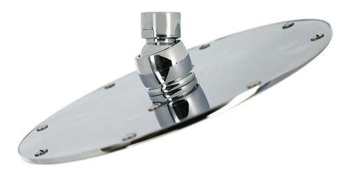 H-3008 Regadera Redonda 8 Chorro Fijo Ultra Plana Helvex Acabado Cromo Color Cromo