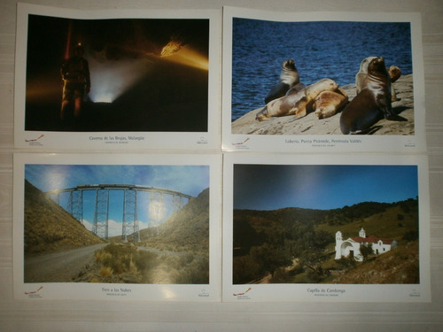 Lote L2 10 Laminas Argentina Turismo Mercosur Posters Mercos