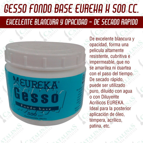 Eureka Gesso Fondo Base X 500cc Local Microcentro