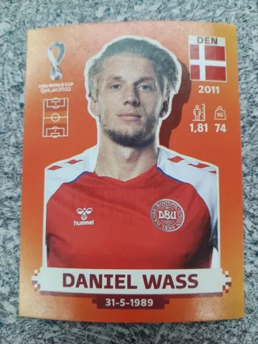 Figurita Mundial Fifa Qatar Daniel Wass Dinamarca