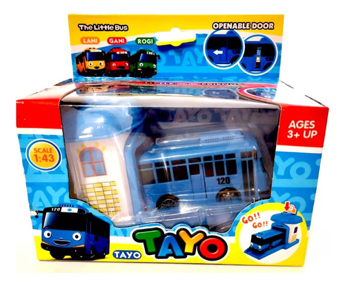 Tayo El Pequeño Autobus Colectivo A Friccion Con Garage
