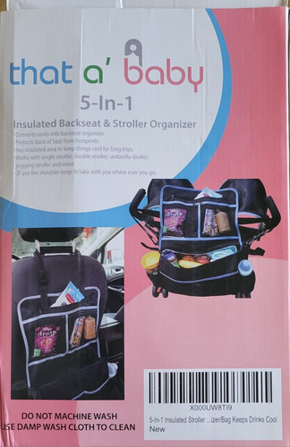 Bolso Organizador Para Bebe 5en1