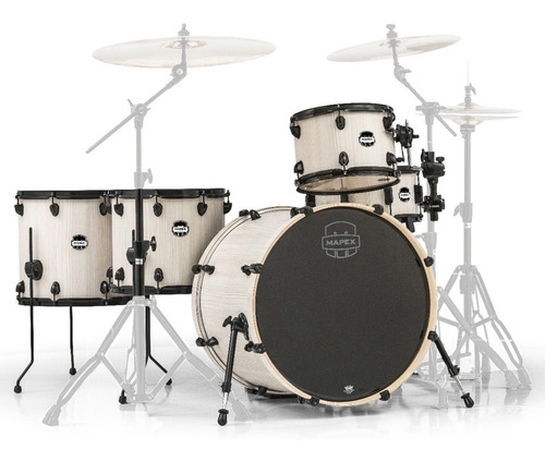 Batería Mapex Mars 5 Crossover Bombo 22'' Sin Fierro Colores