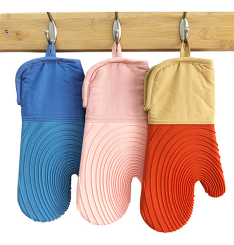 Guantes De Silicona A Prueba De Calor Para Cocina, Horno, Mi