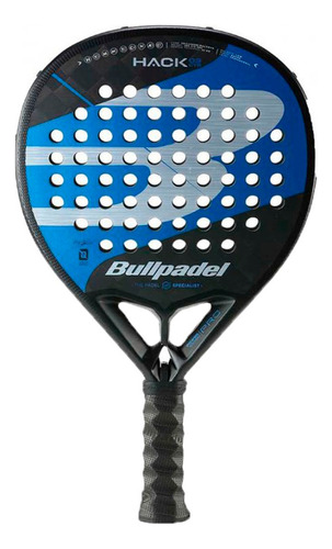 Paleta Bullpadel Padel Unisex Hack Ctr Neg-az-pta Ras Color Negro-azul-plata