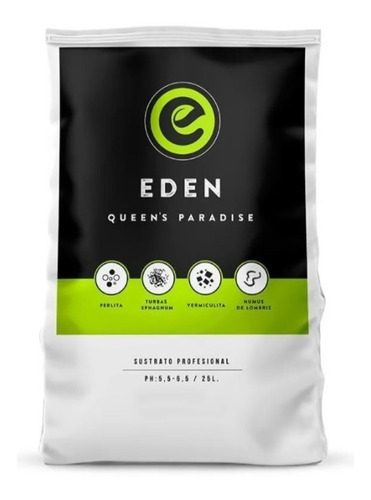 Sustrato Profesional Eden 50 Litros Cultivo Tierra Fertil