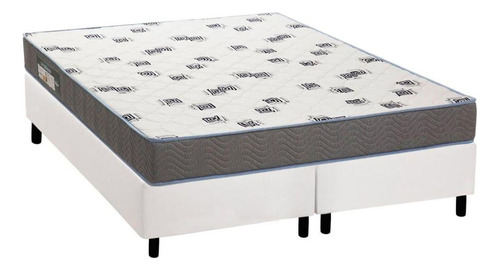 Cama Box King: Colchão D33 Ortobom Light Saúde+base Crc Cou