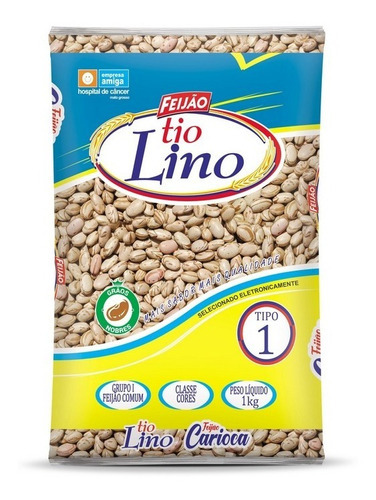 Feijão Carioca Tio Lino - 1kg