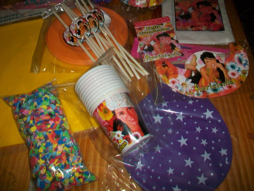 Floricienta Combo Cotillón Cumpleaños Linea De Colección