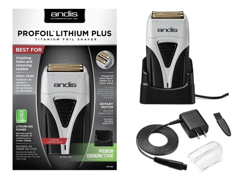 Andis Profoil Lithium Plus Titanium Ts-2 - Gris - 100v/240v