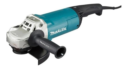 Esmeriladora angular Makita GA9061R color turquesa 2.2 kW 127 V + accesorio