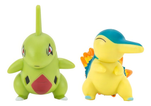 Figuras Pokemon Pack Larvitar Cyndaquil Pokemon Originales