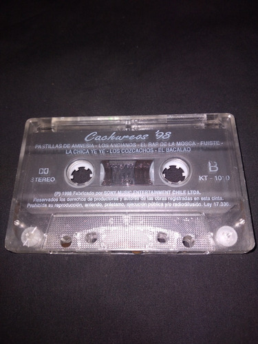 Cassette Cachureos '98, Sin Caratula 