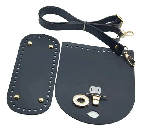 Bolsa De Ganchillo Con Base Inferior, Correa De Hombro