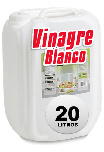 Vinagre Blanco Cocina 20 Ltrs  