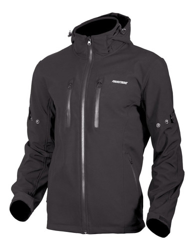 Campera Fourstroke Shield Softshell Impermeble Protecciones