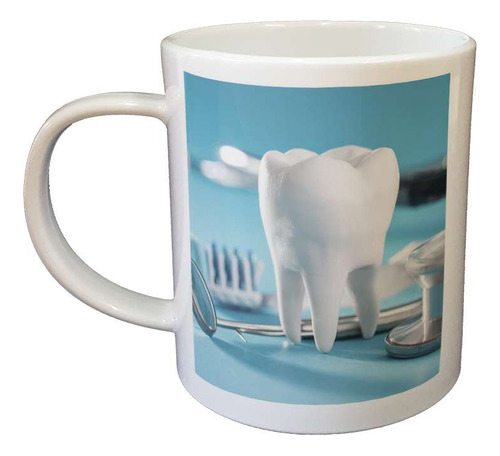 Taza De Plastico Odontologia Muela Instrumental Paciente