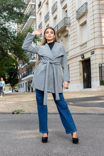 Tapado Londres Con Tira Y Bolsillos De Invierno