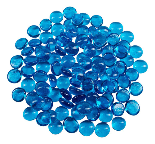 Galashield Mrmoles De Vidrio Plano Azul Para Jarrones, Gemas