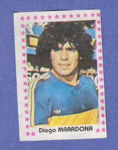 1982 Futbol Diego Armando Maradona Tarjeta Unica De Uruguay