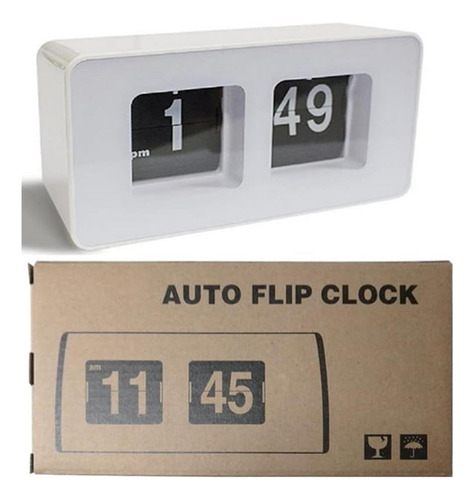Hchmao Flip Clock Classic Retro Vintage Clock Desk Table Arc