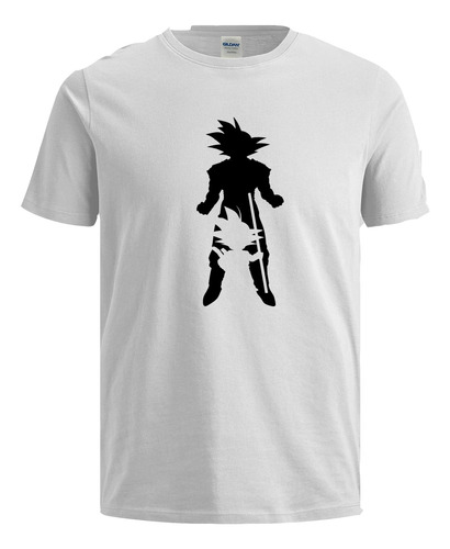 Camiseta Dragon Ball Z Goku2 Hombre Gris 100% Algodon