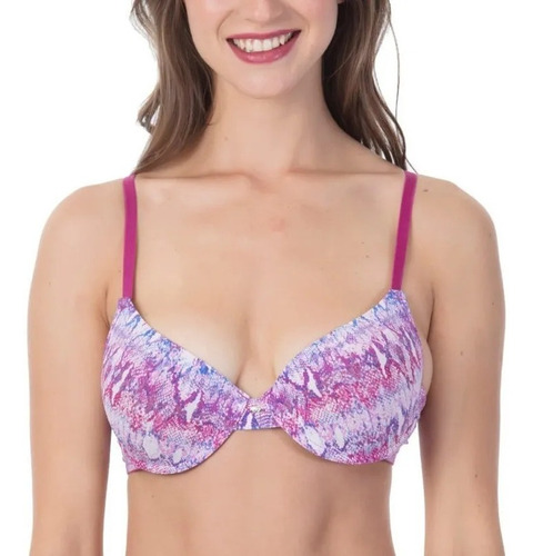 Sostén Microfibra Con Soft Push-up Lady Genny