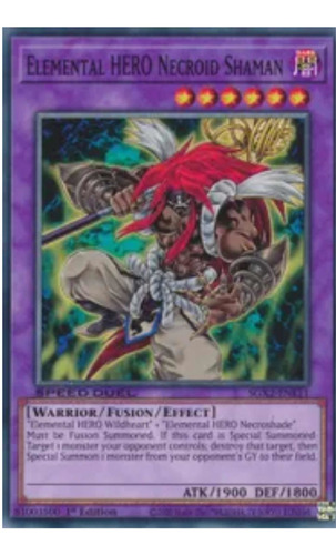 Yugioh! Elemental Hero Necroid Shaman