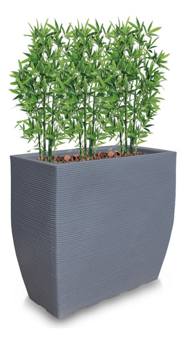  1 Vaso Jardineira Alta De Plantas Horta Polietileno 80x80 