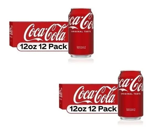 comprar 2 Paq. Refresco 12 Pack Coca-cola Original (355ml C\u002Flata)