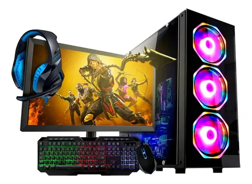 Pc Gamer Intel I5 16gb 500gb Monitor 19 Kit Gamer W10 Origi 16 Gb