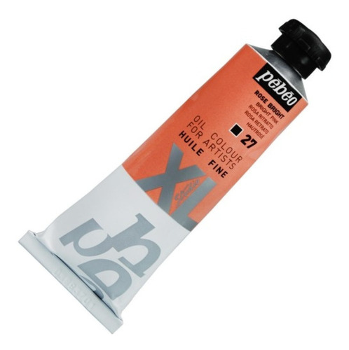 Tubo de pintura a óleo Pebeo Studio Xl 37ml, cores diferentes, cor de óleo, 027, retrato, rosa