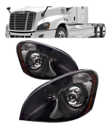 Farolas Freightliner Cascadia 2008 2017 American Black