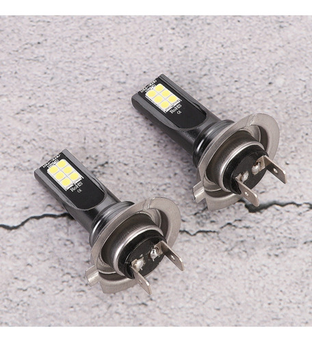 Luz De Niebla Linterna 3000k 24w 1000lm Coche 2pcs H7 12 Led