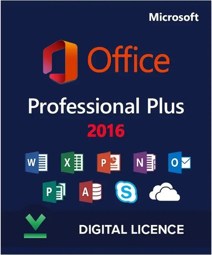 Imagen 1 de 1 de Microsoft Office 2016 Pro Licencia Original