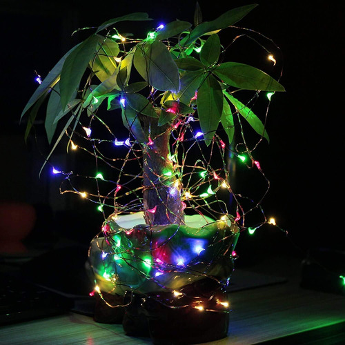 Luces De Navidad Solar Oreunik, 2 Paquetes Cada Una De 120 L