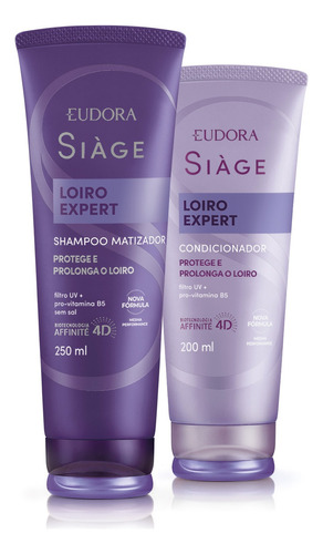 Eudora Kit Siàge Loiro Expert: Shampoo 250ml + Condicionador