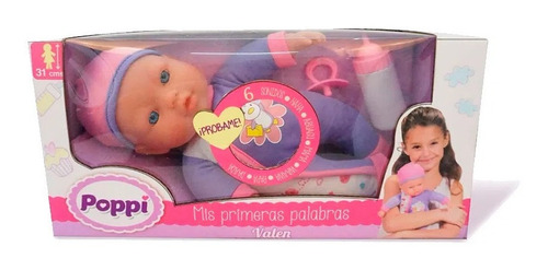 Muñeca Bebe Poppi Mis Primeras Palabras Bebote