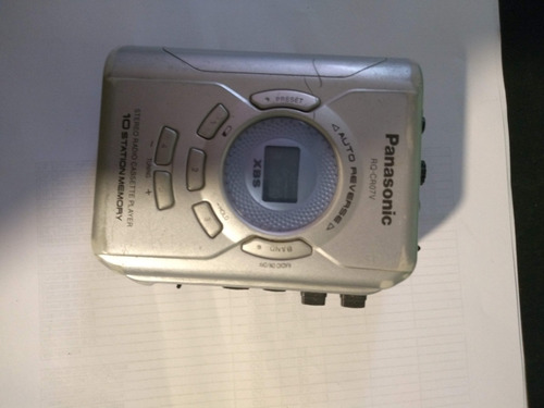 Walkman Panasonic Cassete Retro Con Detalle Usado Envios