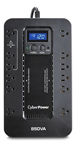 Cyberpower Ec850lcd Ecologic Ups System 850va 510w 12