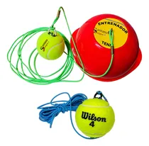 Comprar Pelota Tenis Base Rellena Entrenador + Repuesto Santana Jueg