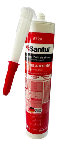 3 Pz Sellador 100% Silicon Tubo 280ml Transparente Mayoreo