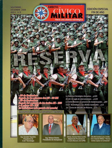 Revista Ambito Civivo Militar Numero 9 Nov Dic 2006  Reserva