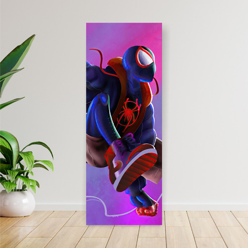 Imagen 3 de 8 de Cuadro Grande Marvel Spider Man Miles Morales - Animeras